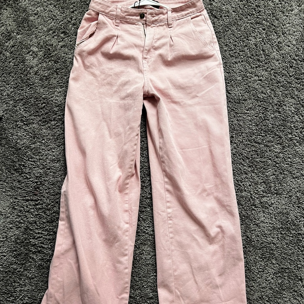 Pink jeans
